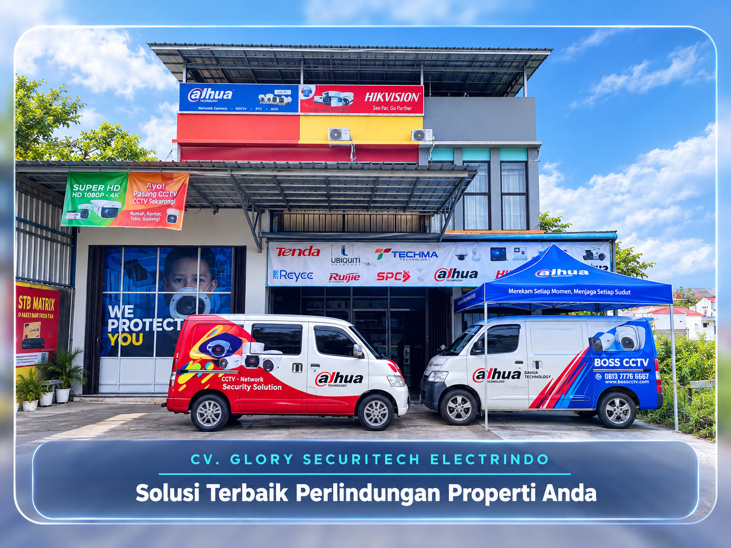 Showroom dan Armada Boss CCTV