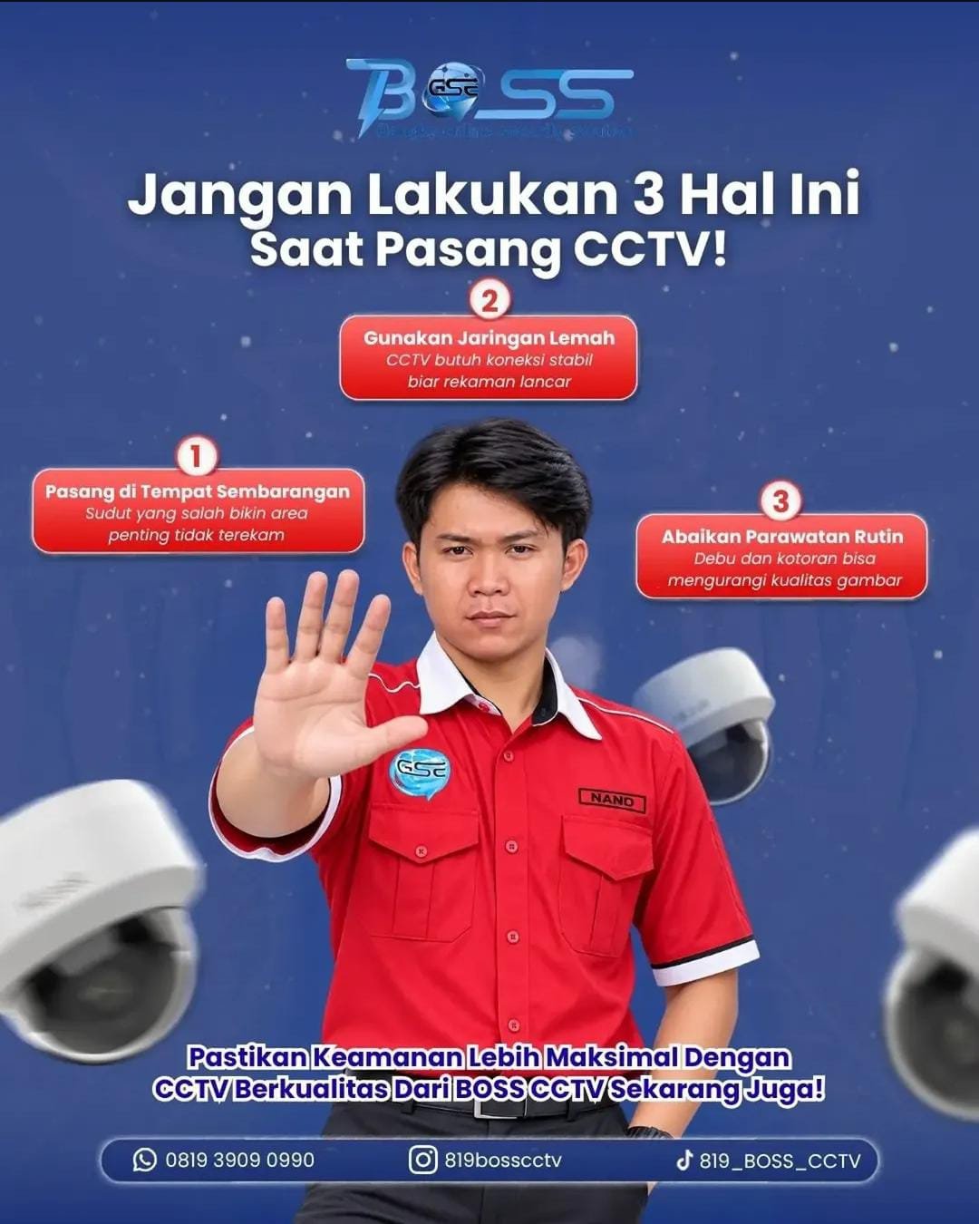 Teknisi BOSS CCTV